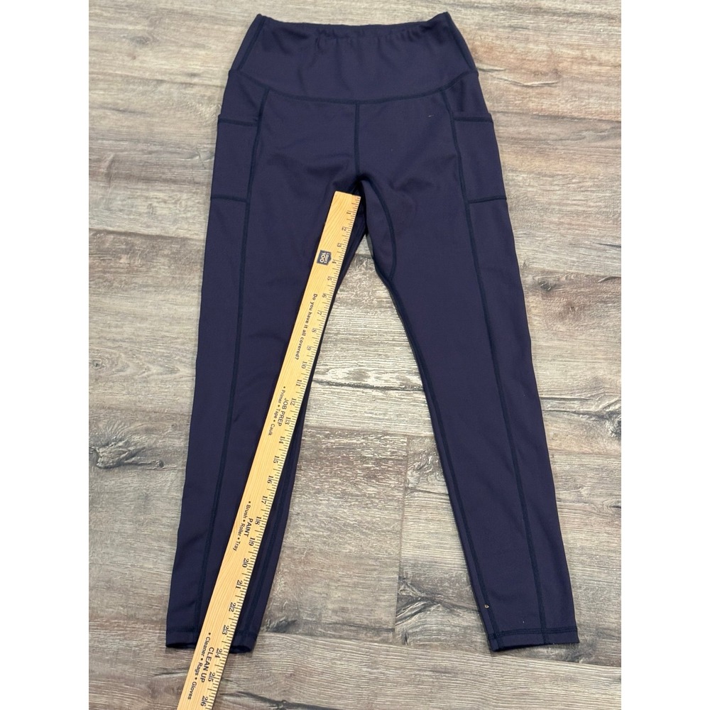 Women's navy leggings "Don't ache for a‎ better body" size small athletic